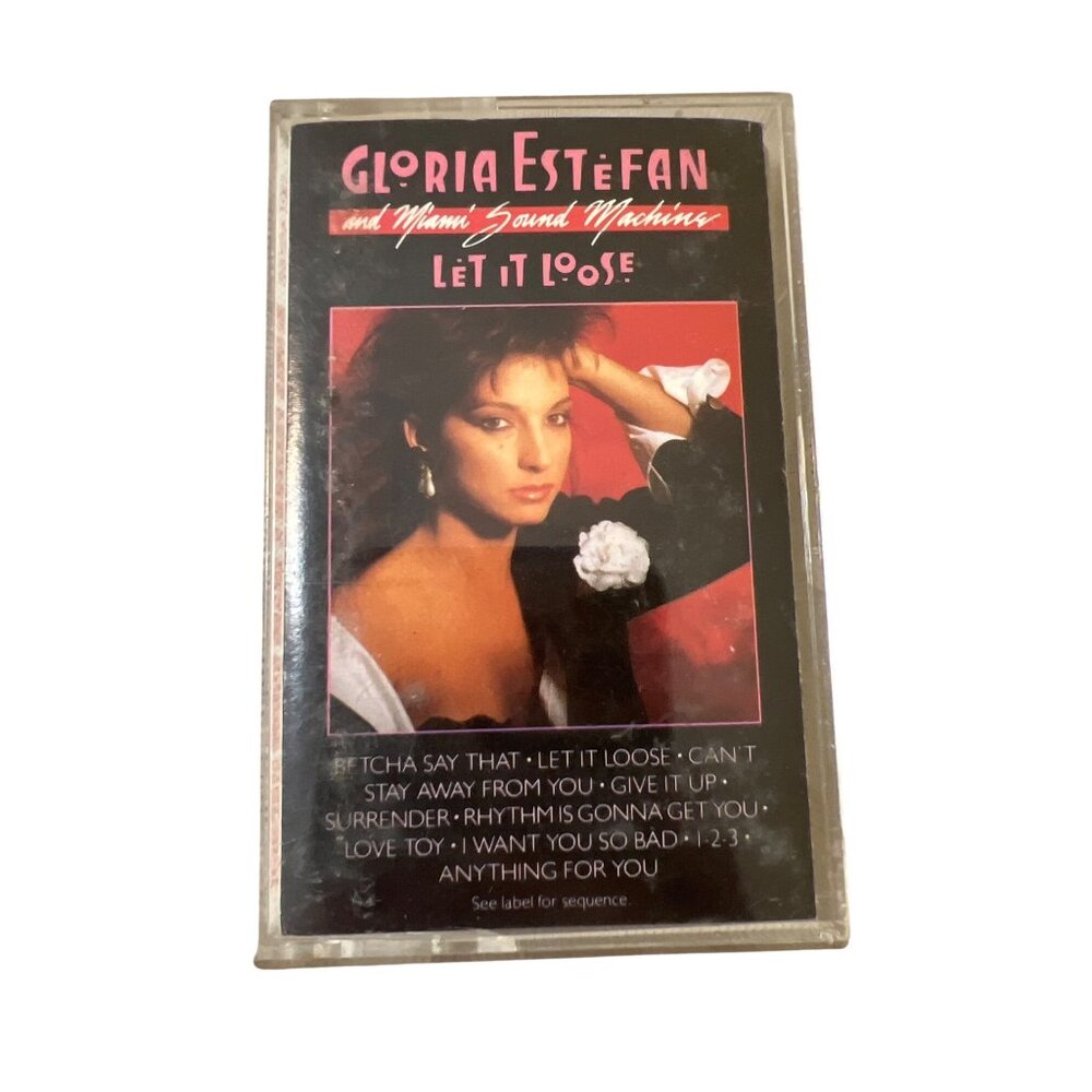 Gloria Estefan & Miami Sound Machine "Let It Loose" 1987 Audio Cassette Album